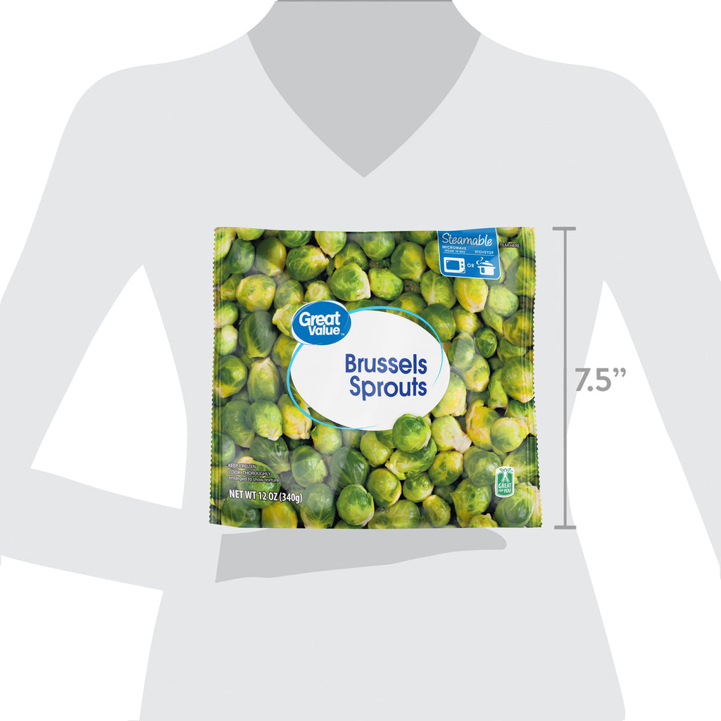 Great Value Frozen Brussels Sprouts 12 Oz
