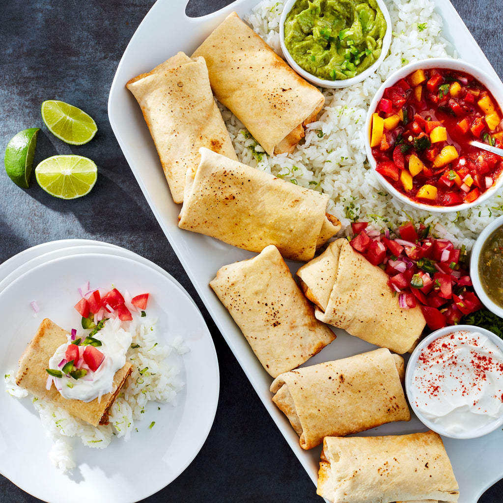 Great Value Beef & Bean Burritos Frozen 8 Count 32 Oz