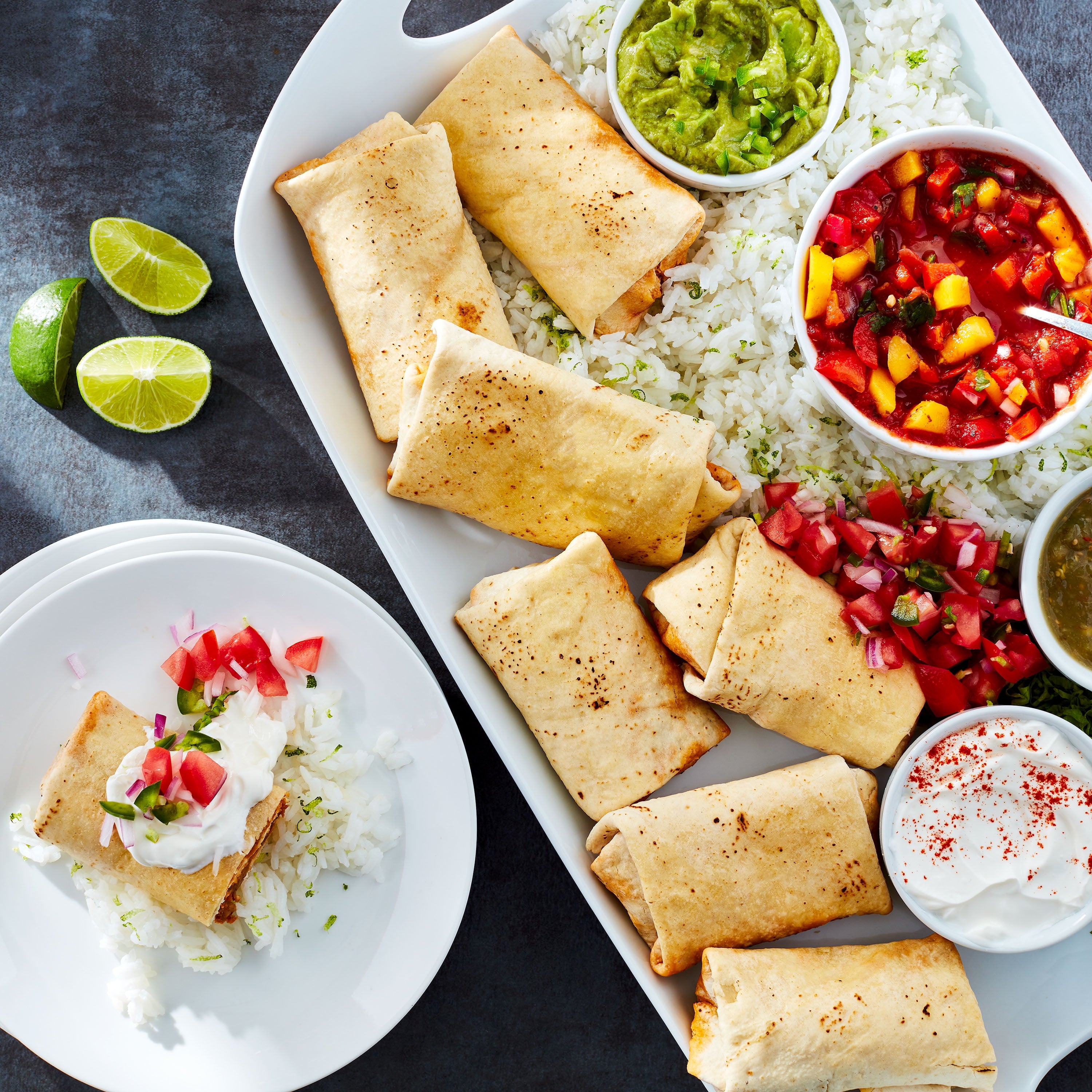 Great Value Beef & Bean Burritos Frozen 8 Count 32 Oz