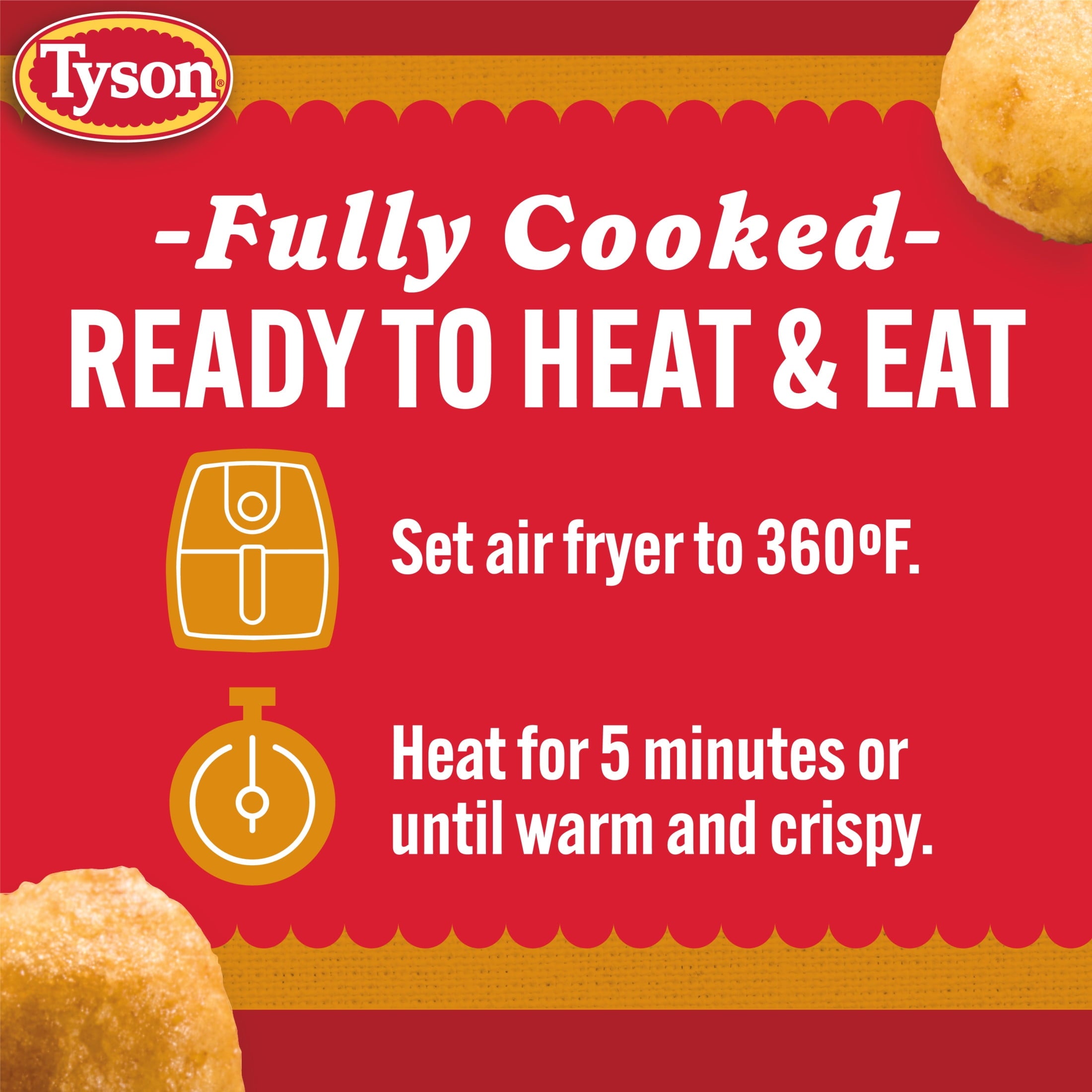 Tyson Honey Battered Breast Tenders Frozen 25.5 Oz 10g Protein