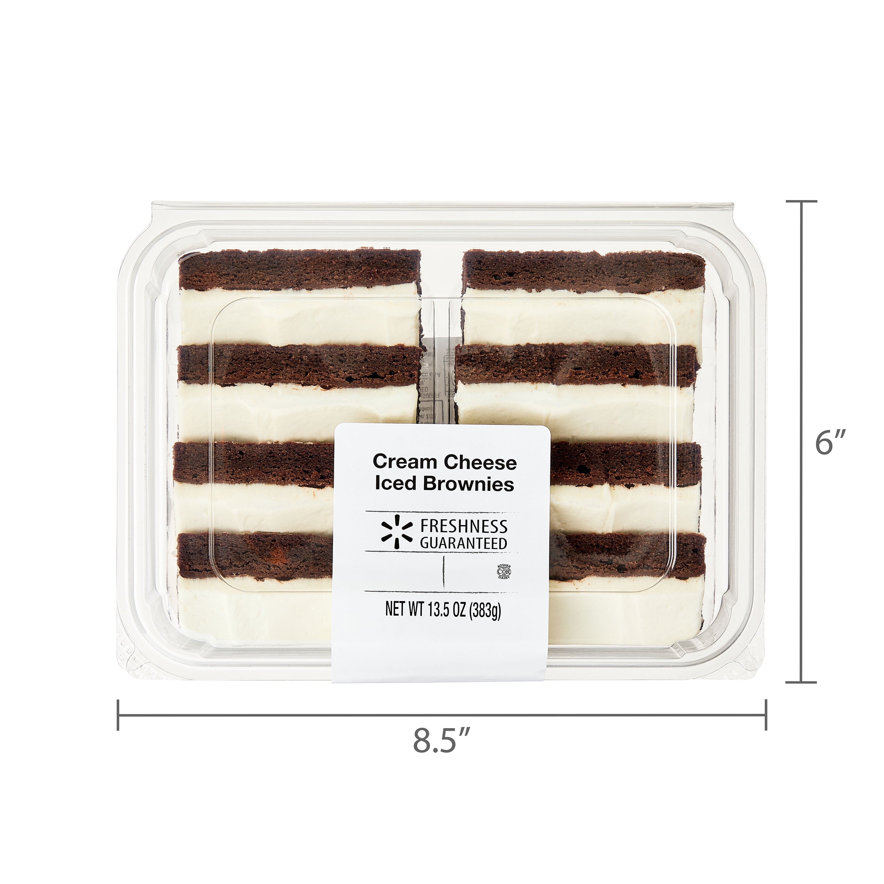 Cream Cheese Iced Brownies 13.5 Oz 8 Count Freshness Guaranteed