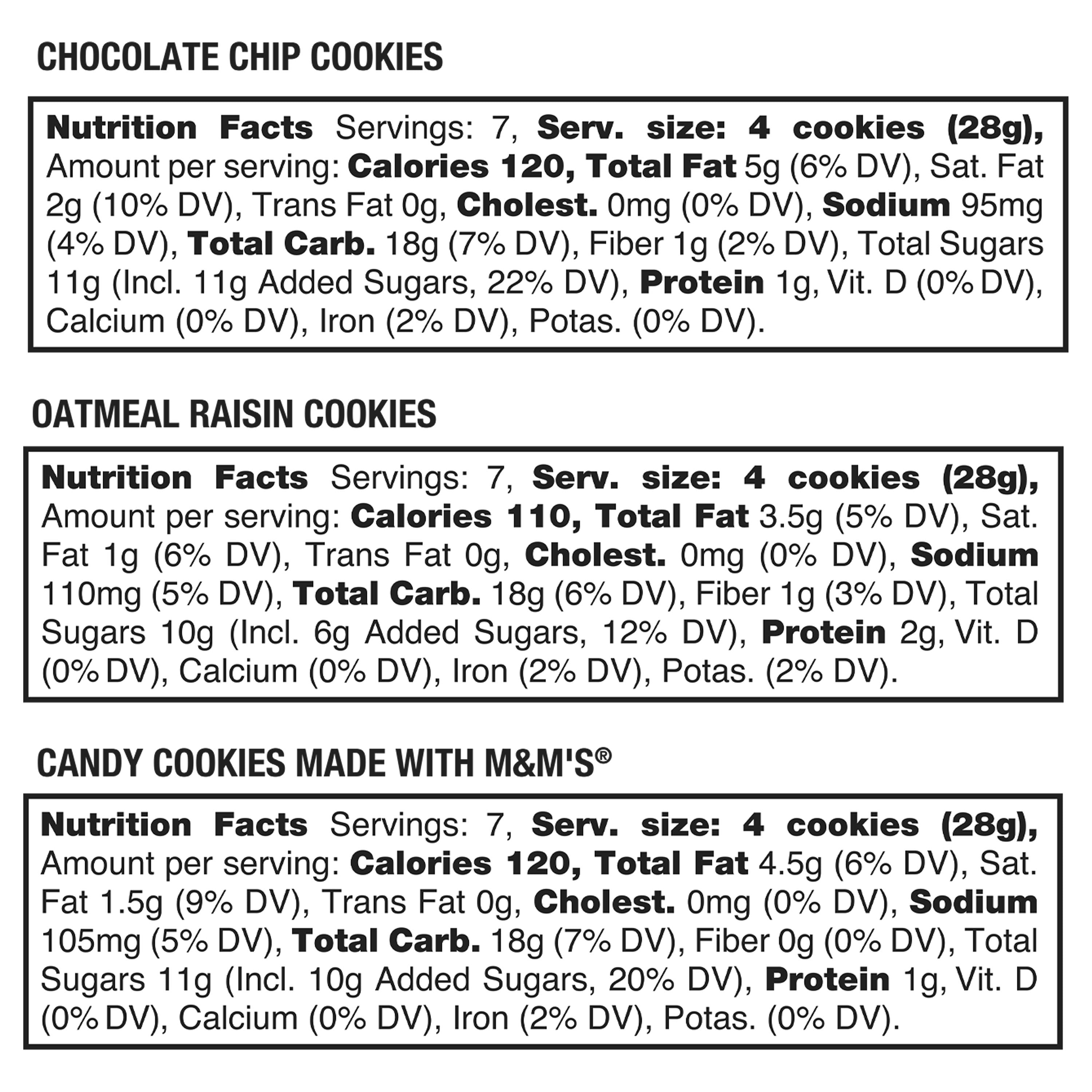 Assorted Mini Bakery Cookies 21 Oz 84 Count Freshness Guaranteed