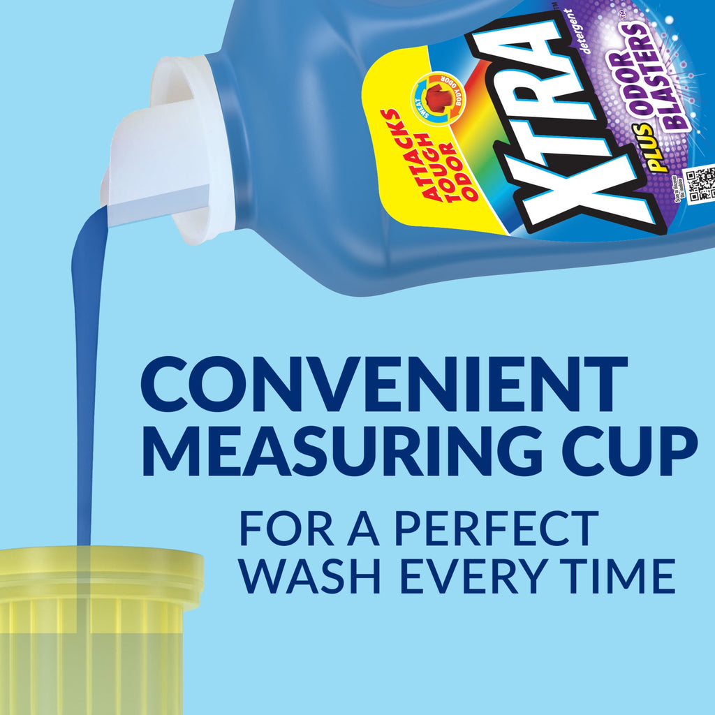 Xtra Plus Odor Blasters Fresh Scent Liquid Laundry Detergent 203.1 fl oz 131 Loads