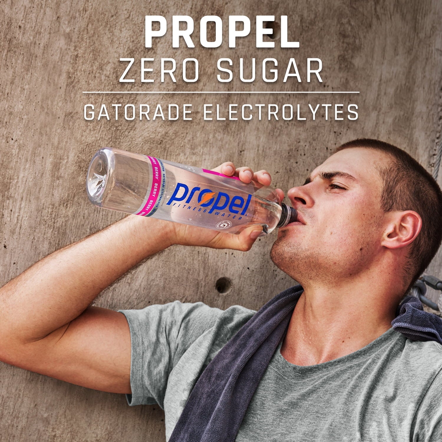 Propel Electrolyte Enhanced Water Sports Drink Zero Calorie 16.9 fl oz Bottles (12 Pack)