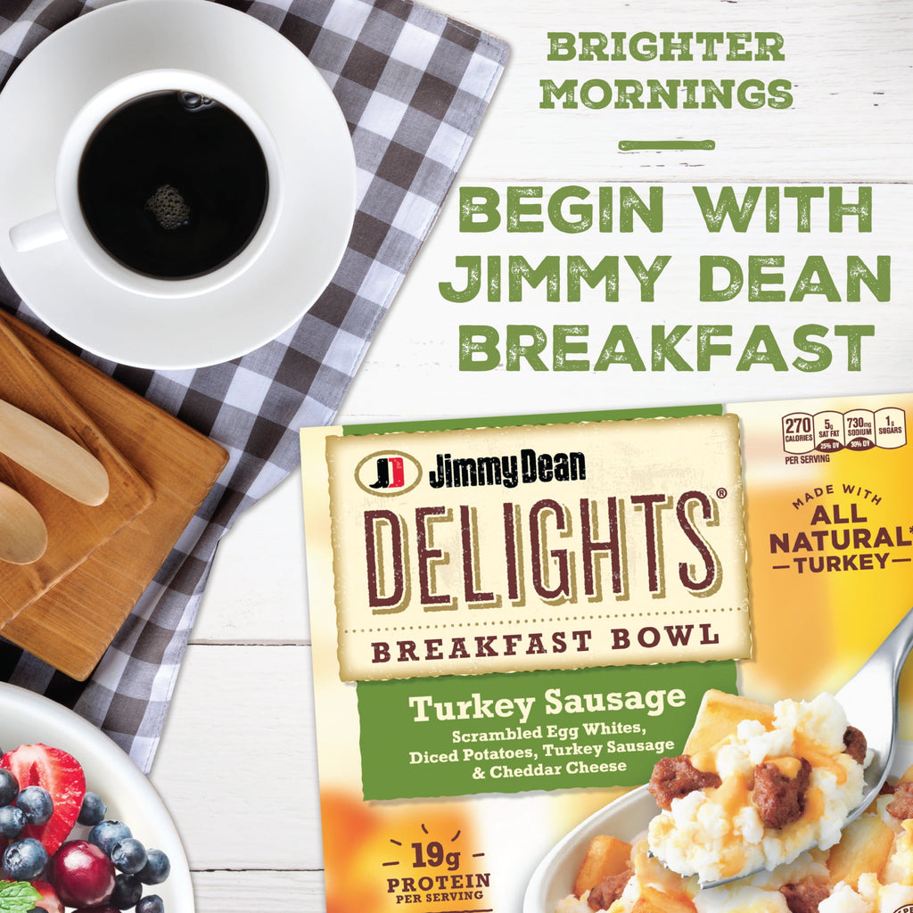 Jimmy Dean Delights Turkey Sausage Breakfast Bowl Frozen 7 Oz