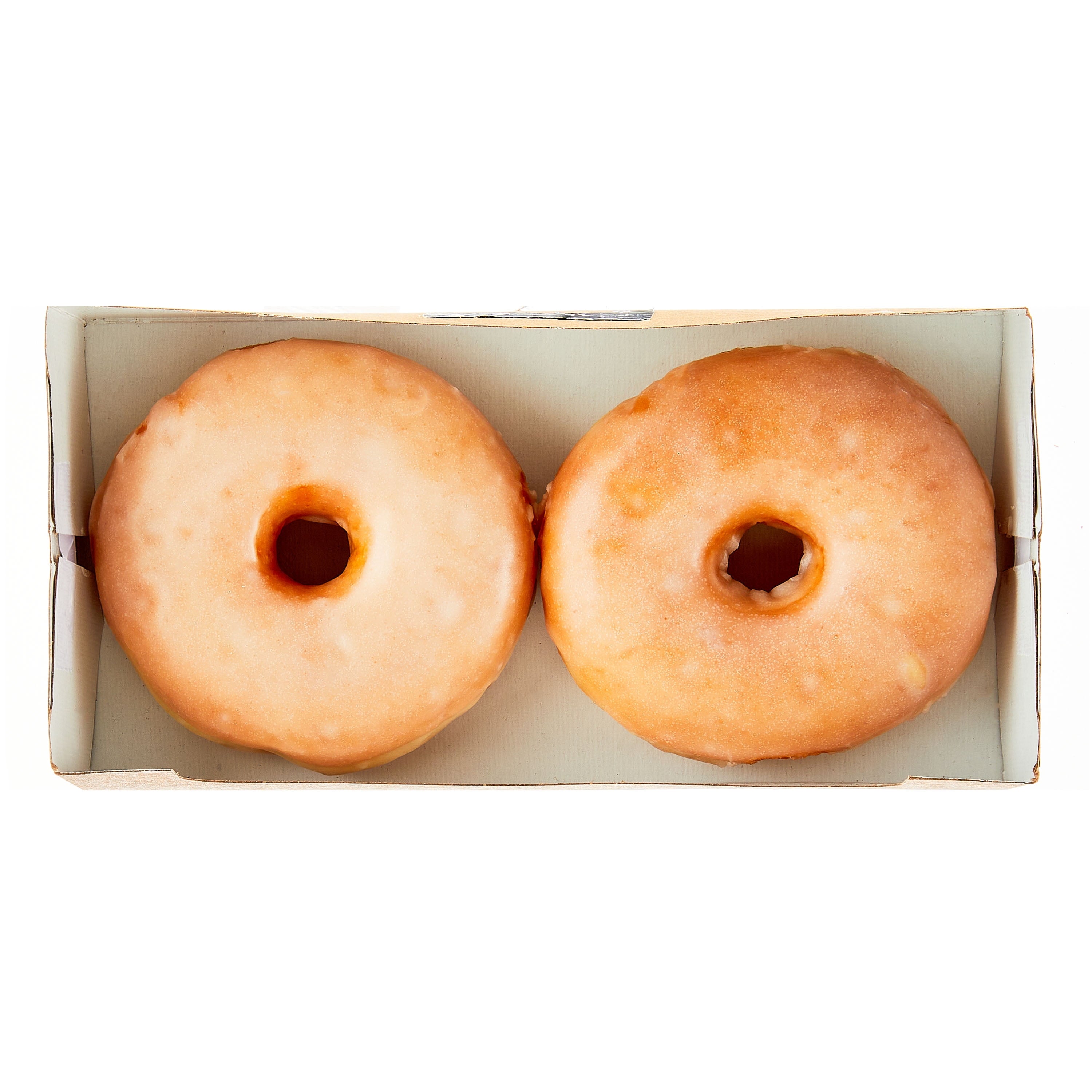 Regular Vanilla Glazed Ring Donuts 4 Oz 2 Count Freshness Guaranteed