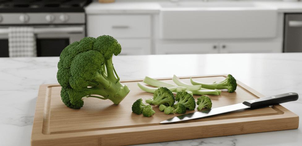 Fresh Whole Green Broccoli Crowns 1 Each