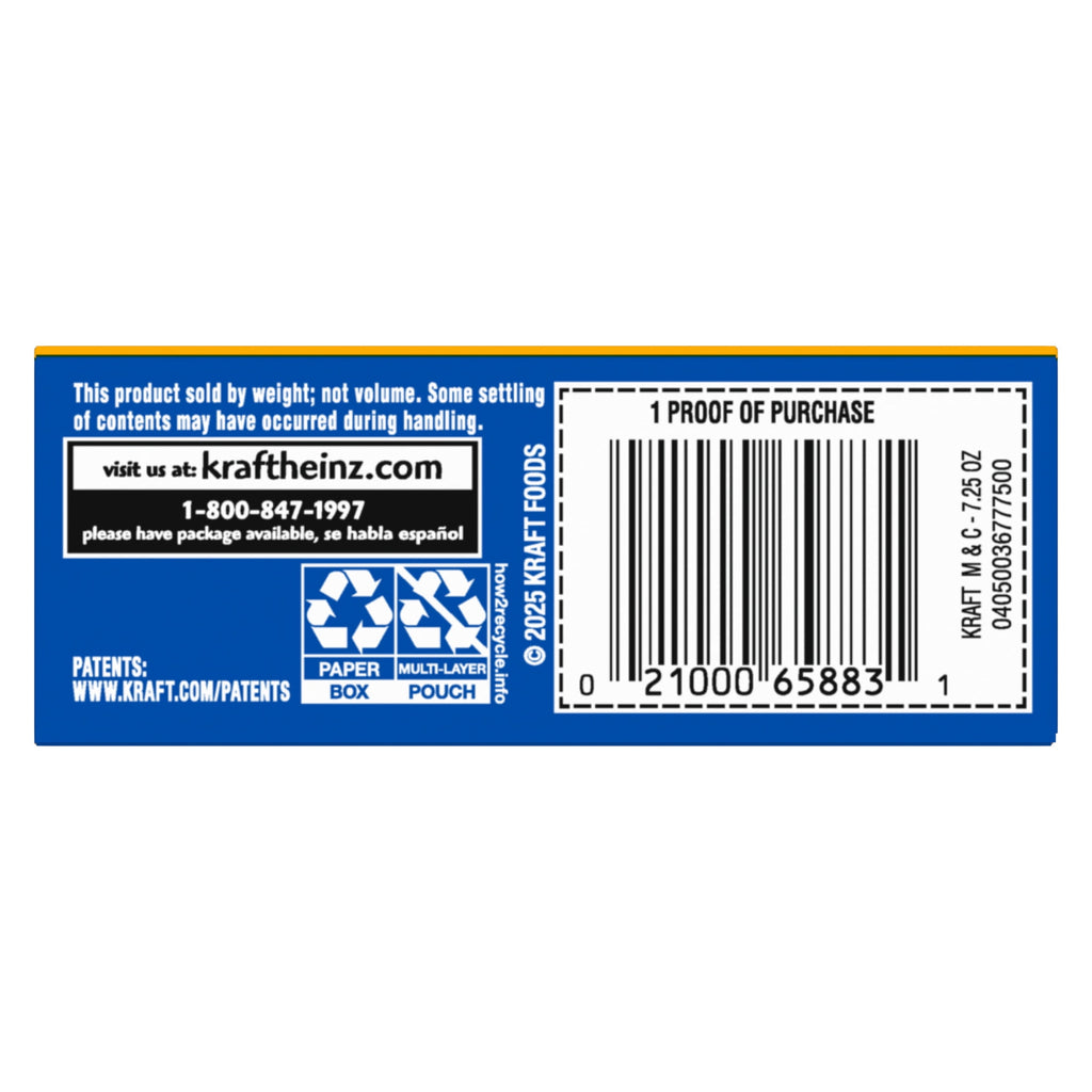 Kraft Original Macaroni And Cheese Dinner 7.25 Oz