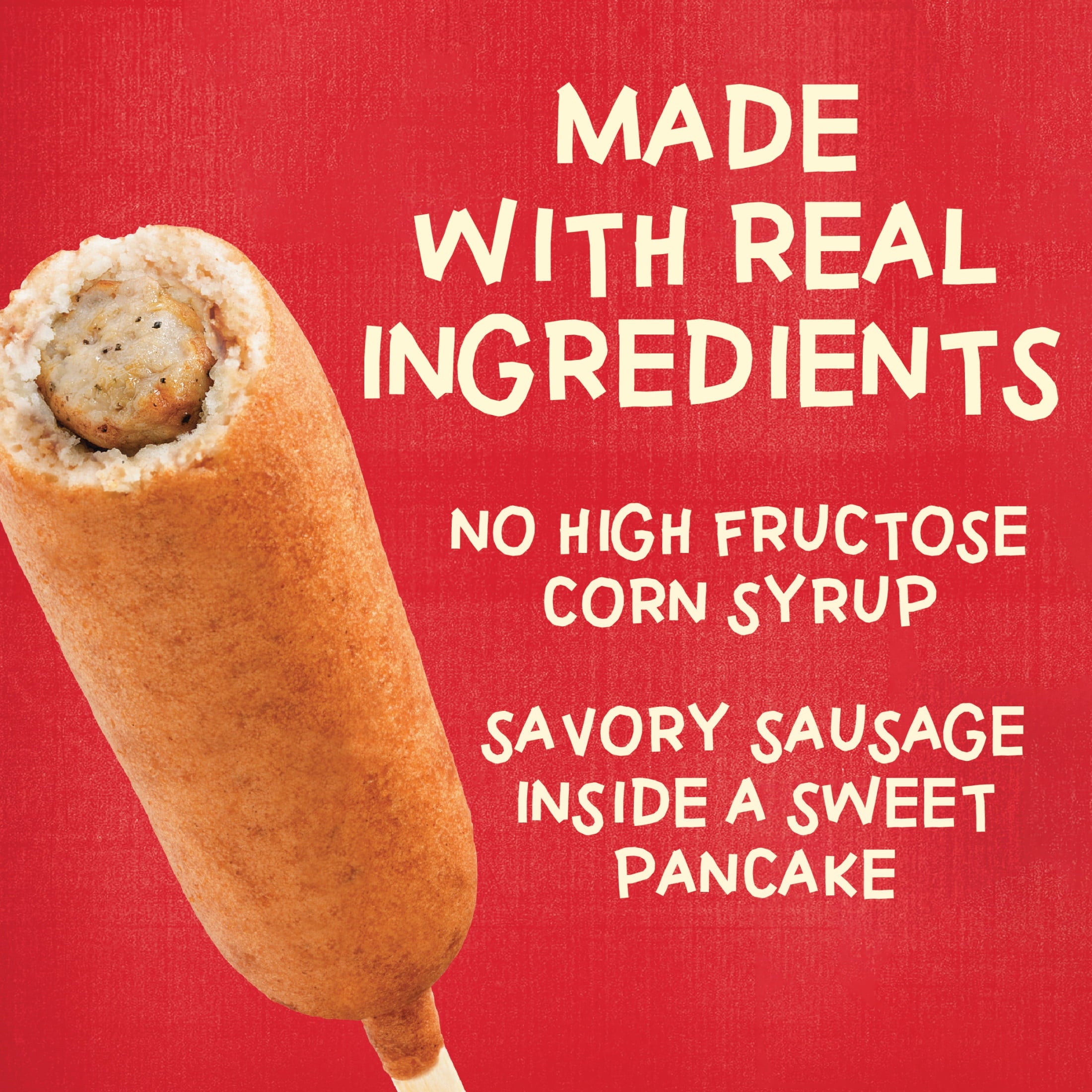 Jimmy Dean Original Pancakes & Sausage on a Stick Frozen 30 Oz 12 Count