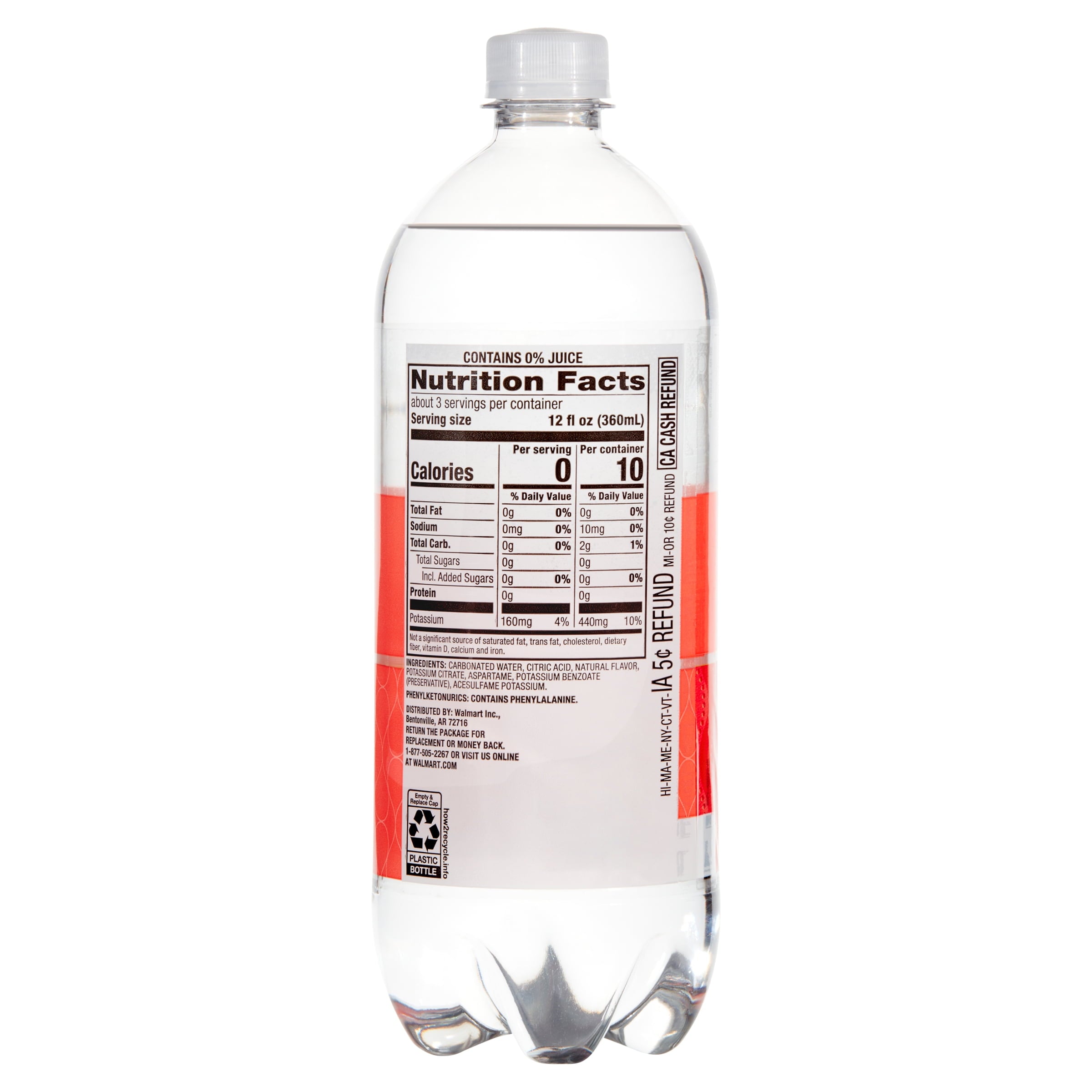 Clear American Peach Sparkling Water 33.8 fl oz