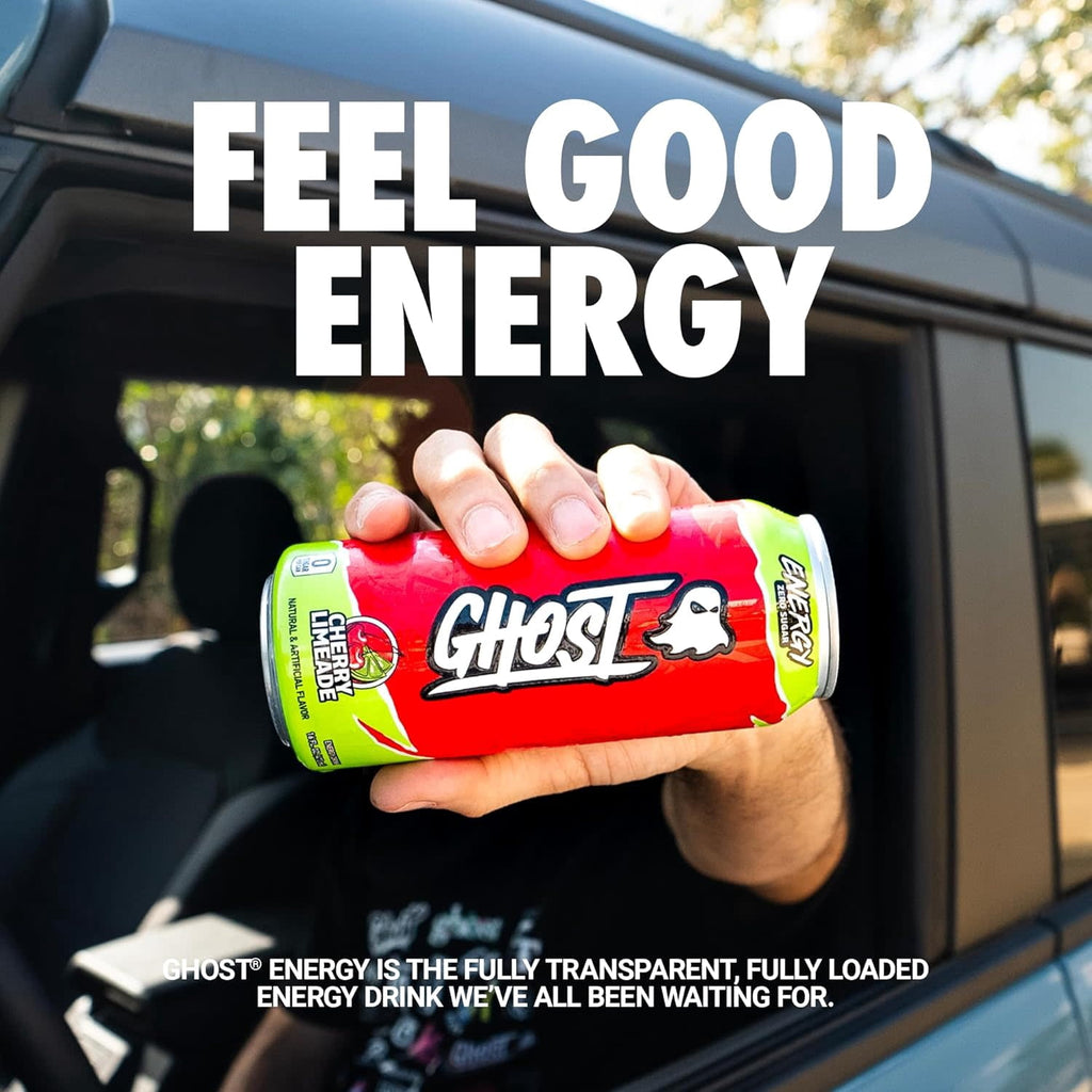 GHOST Energy Cherry Limeade Sugar Free Energy Drink 16 fl oz Single Can