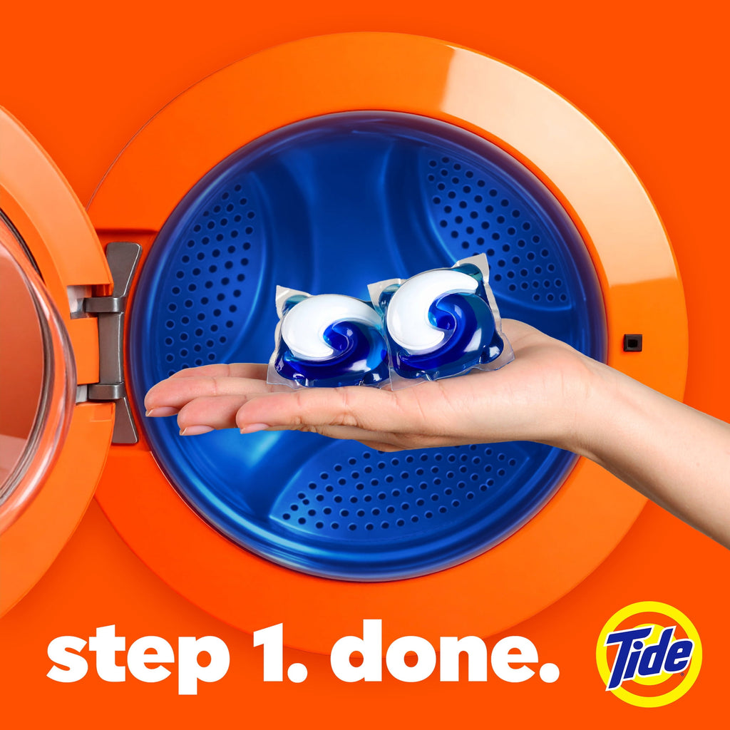 Tide Power PODS Odor Defense + Oxi Laundry Detergent Pacs Original Scent 45 Count