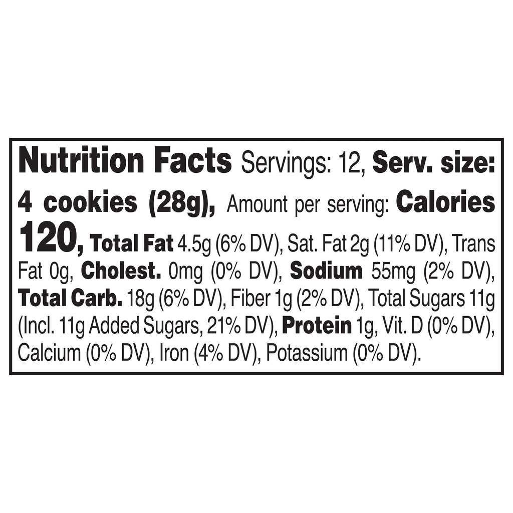 Bite Sized Chocolate Chip Cookies 12 Oz 48 Count Freshness Guaranteed