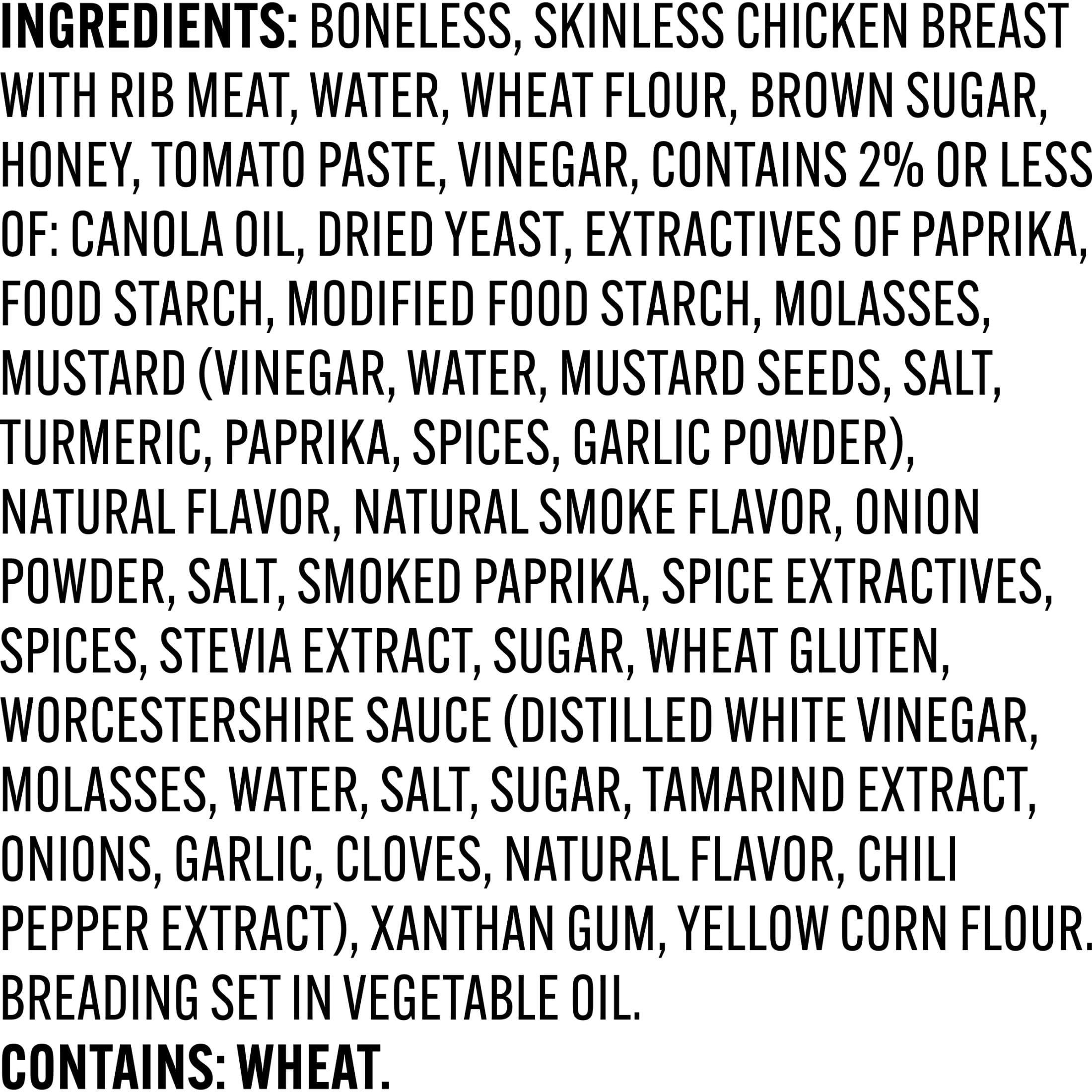 Tyson Honey BBQ Flavored Chicken Strips Frozen 25 Oz