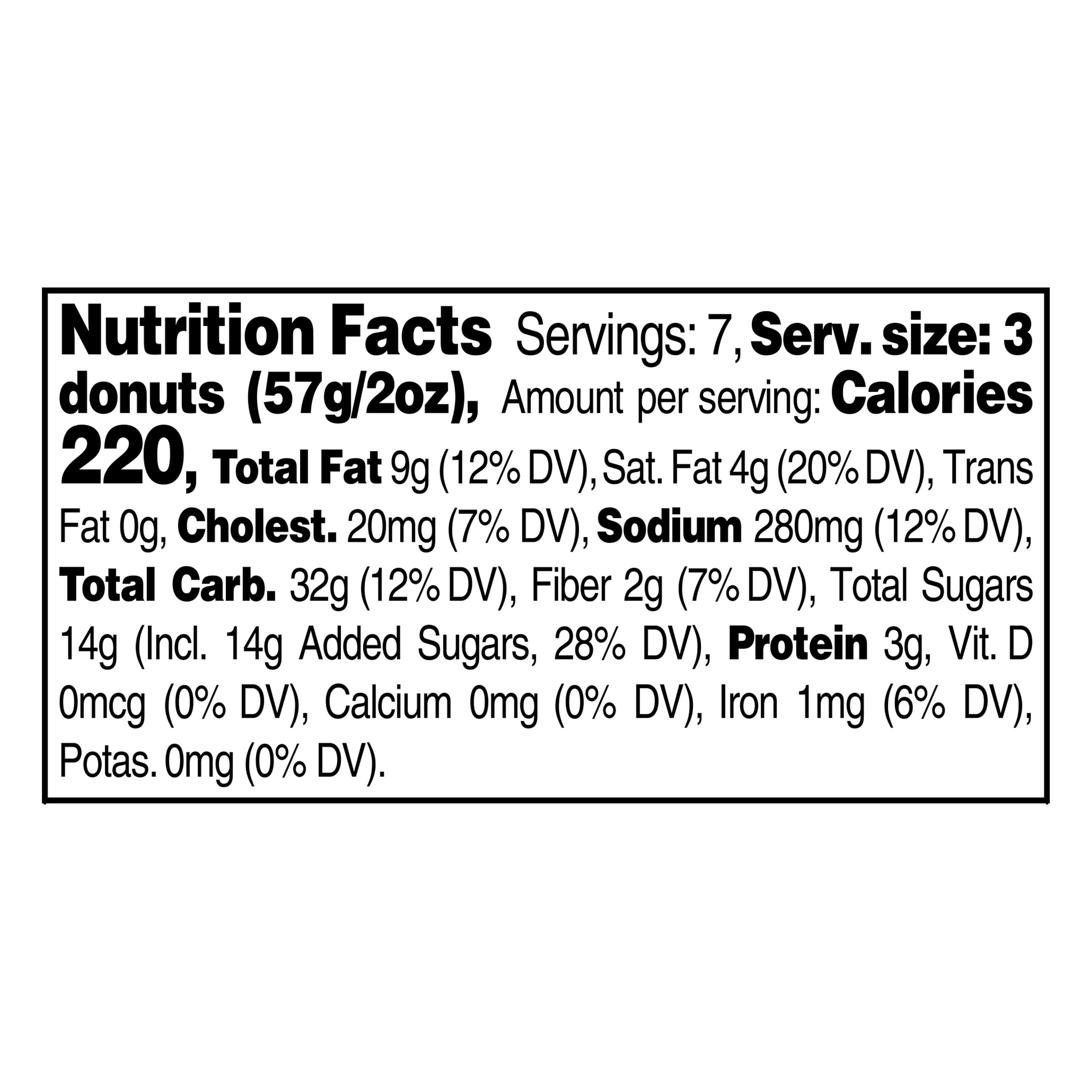 Powdered Sugar Mini Donuts 14 Oz 21 Count Freshness Guaranteed