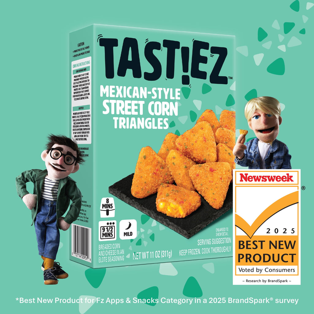TAST!EZ Breaded Mexican-Style Street Corn Triangles 11 Oz Frozen 10 Count