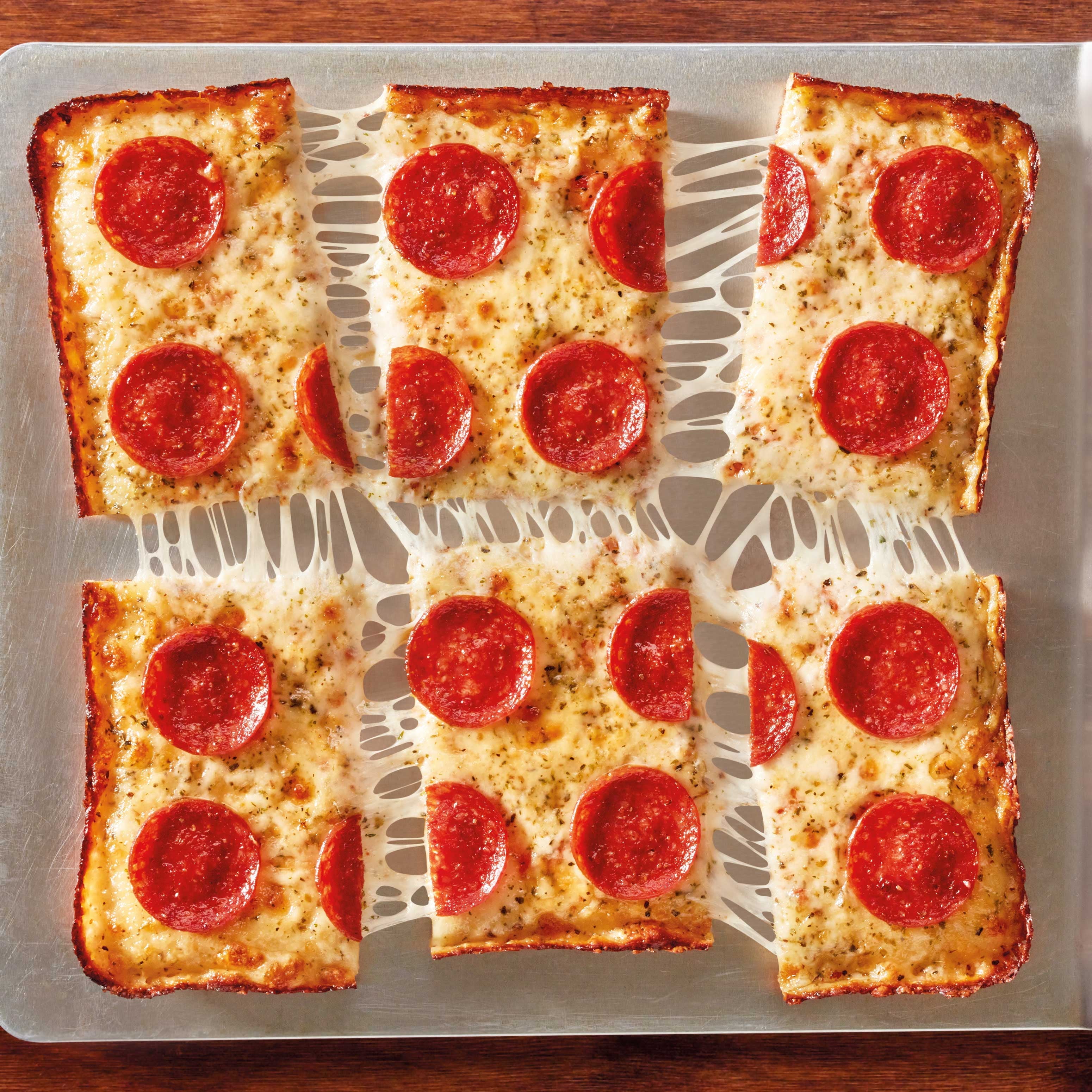 Authentic Motor City Pizza Co. Pepperoni Detroit-Style Frozen Pizza 26.17 Oz