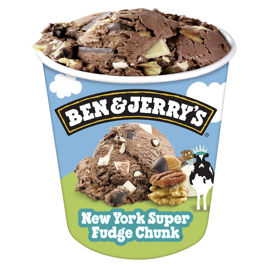 Ben & Jerry's New York Super Fudge Chunk Chocolate Ice Cream 1 Pint