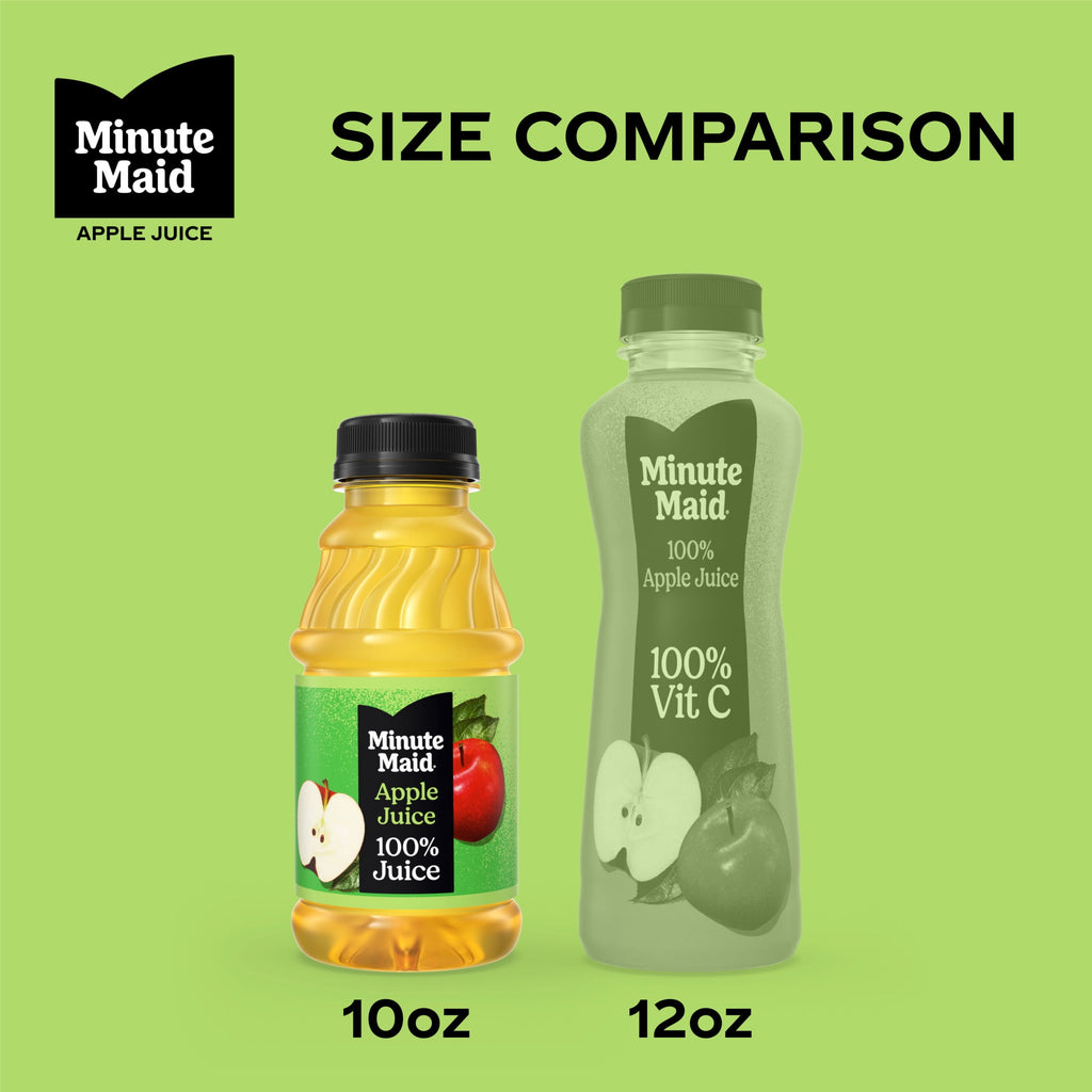 Minute Maid 100% Apple Juice Pulp-Free 10 fl oz 6 Pack