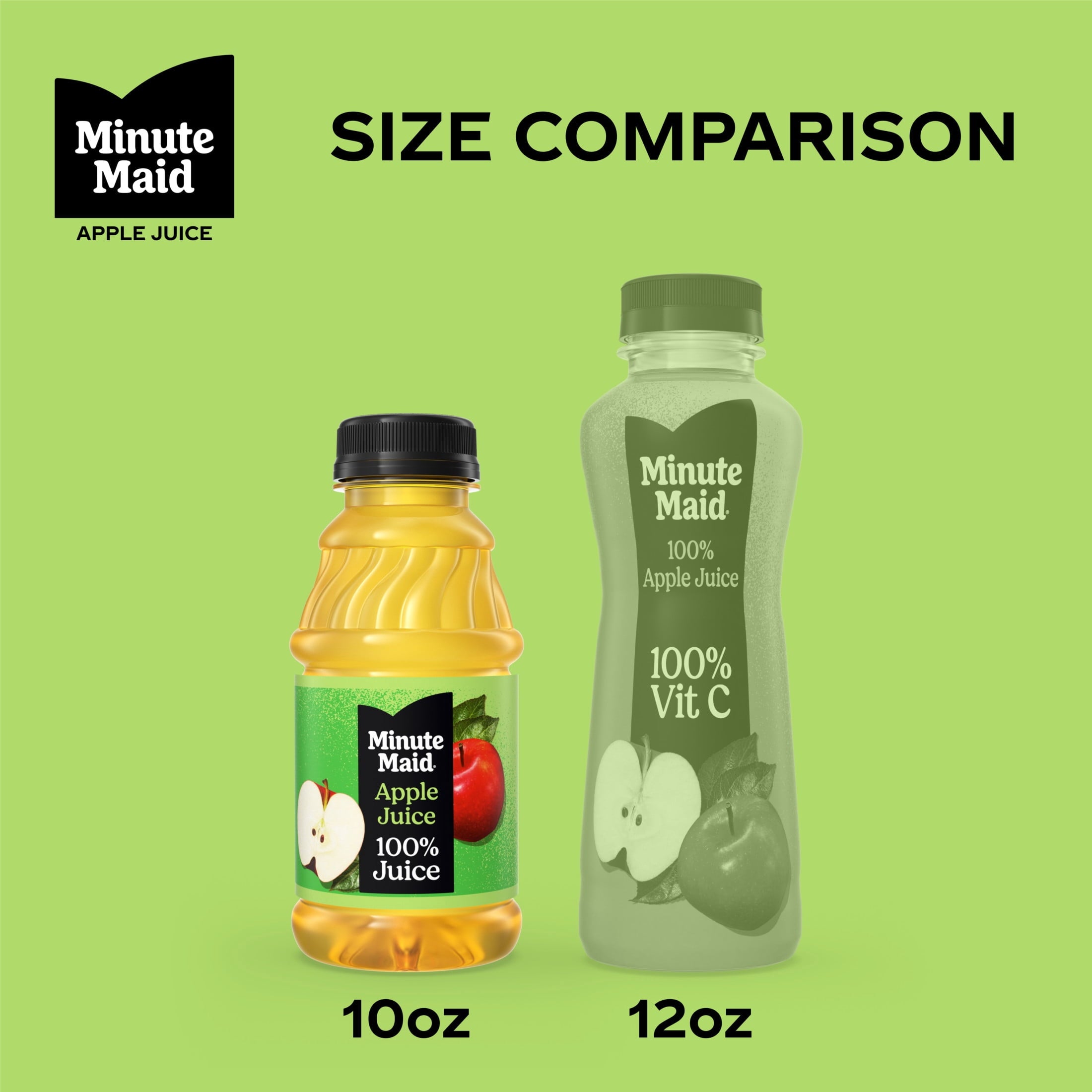 Minute Maid 100% Apple Juice Pulp-Free 10 fl oz 6 Pack