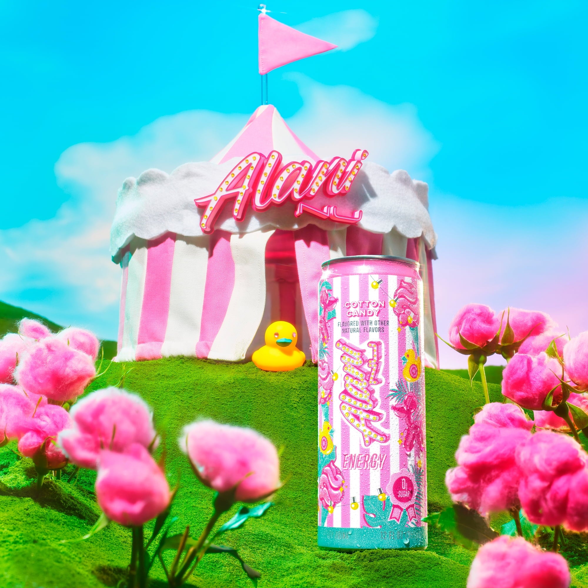 Alani Nu Cotton Candy Energy Drink 12 fl oz Single Can
