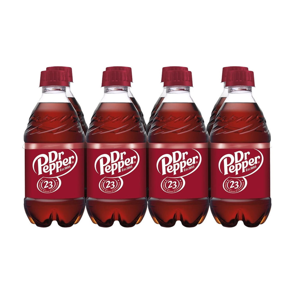 Dr Pepper Soda Pop Bottles 12 Fl Oz 8 Pack
