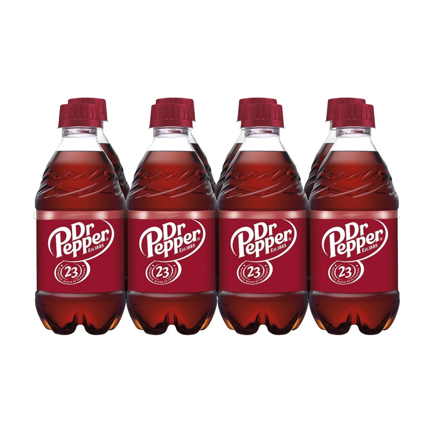 Dr Pepper Soda Pop Bottles 12 Fl Oz 8 Pack