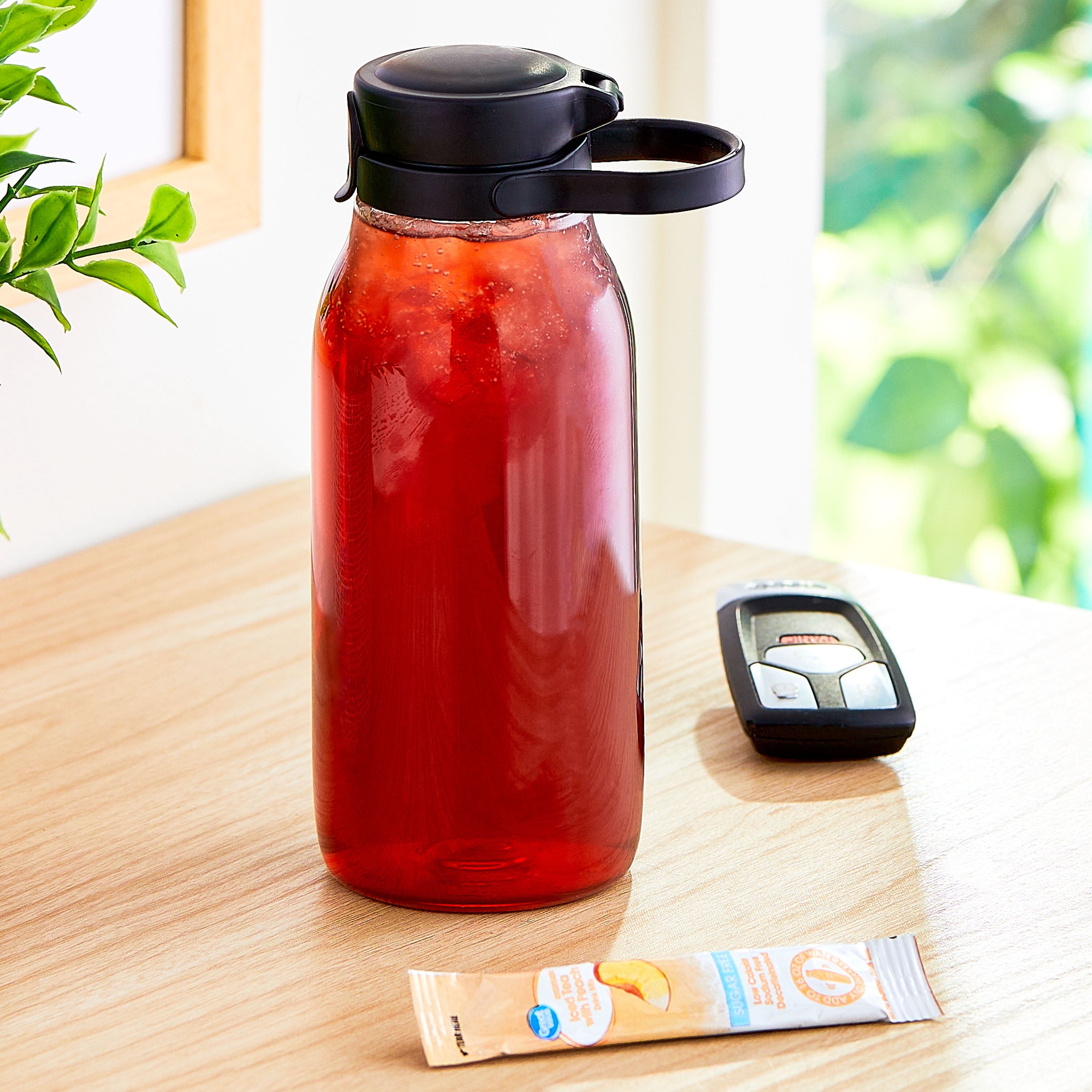 Great Value Sugar-Free Iced Tea with Peach Naturally Decaffeinated Instant Drink Mix 0.07 oz 10 Count