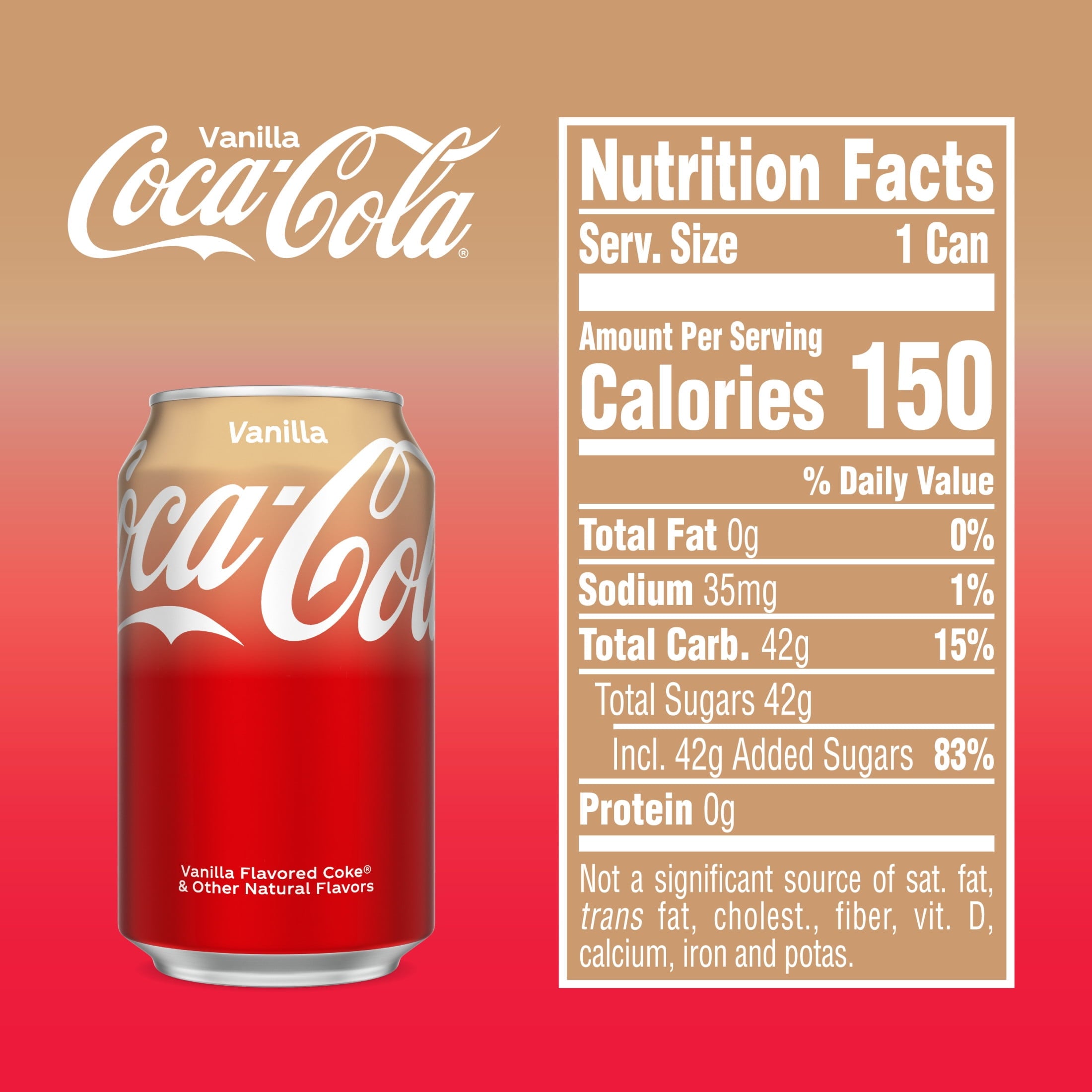 Vanilla Soda Pop Fridge Pack Cans 12 Fl Oz 12 Pack Coca-Cola