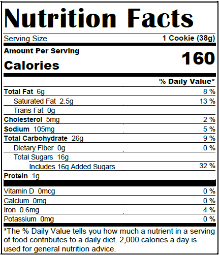 Frosted Sugar Cookies with Blue Frosting 13.5 Oz 10 Count Freshness Guaranteed