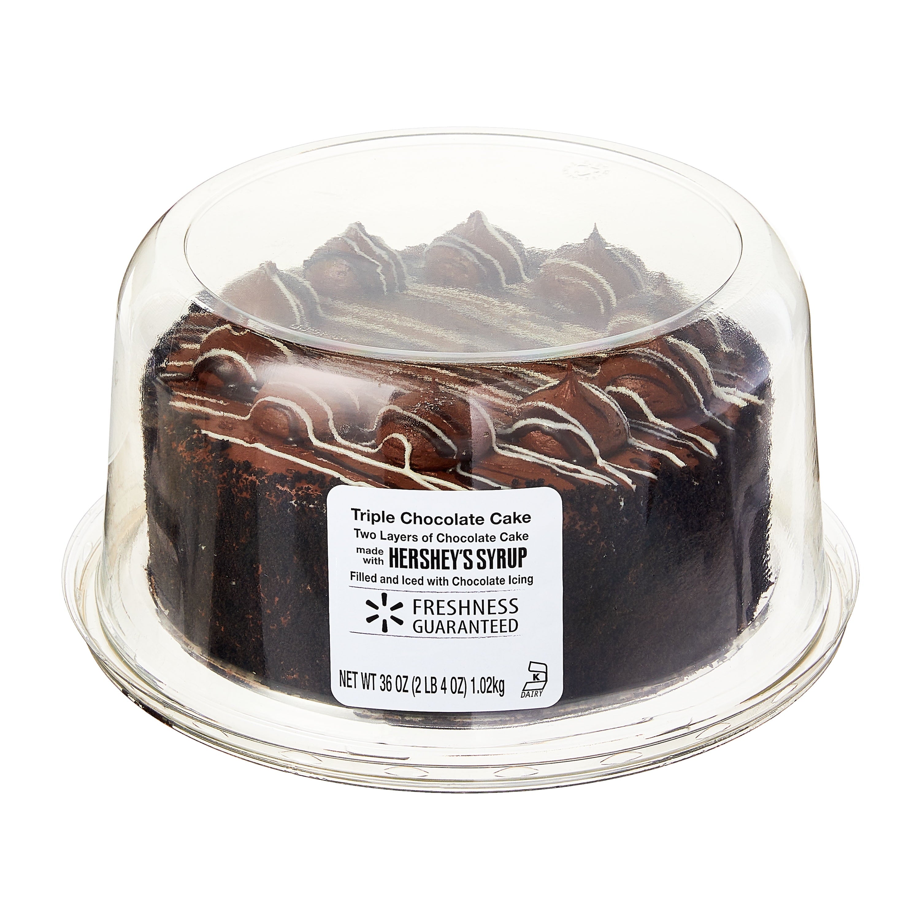 Chocolate Double Layer Cake 36 Oz 1 Count Freshness Guaranteed