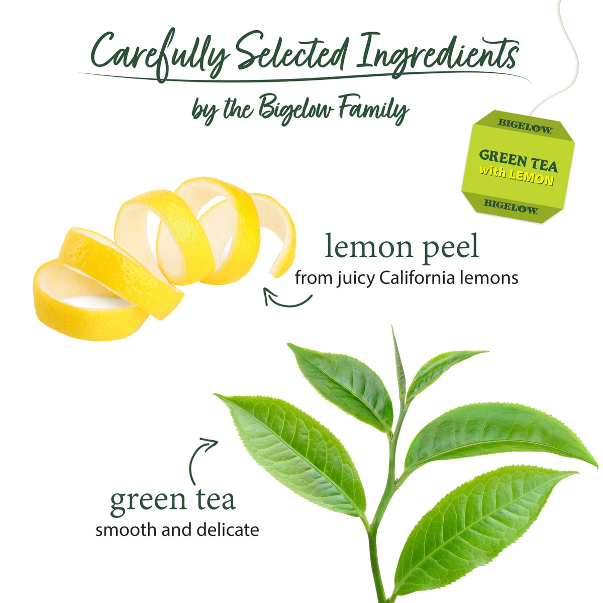 Bigelow Tea Green Tea with Lemon Bags 20 Count