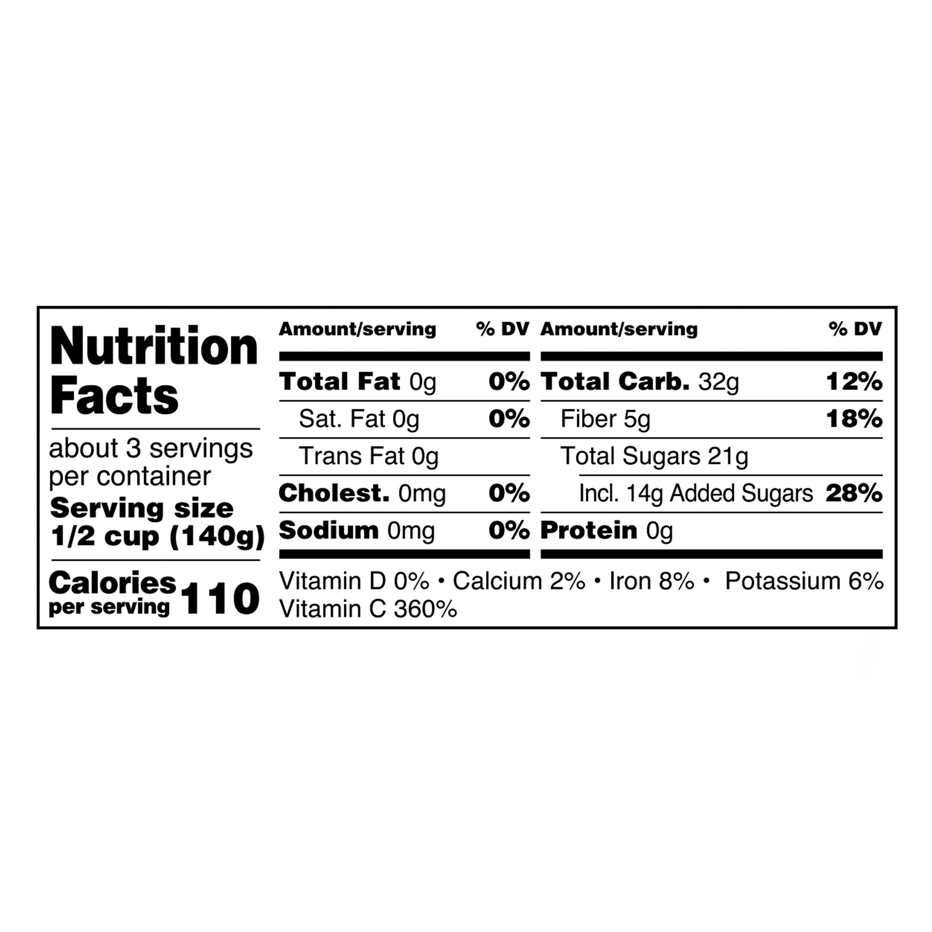 Great Value Sliced Strawberries With Sugar Frozen 15.5 Oz