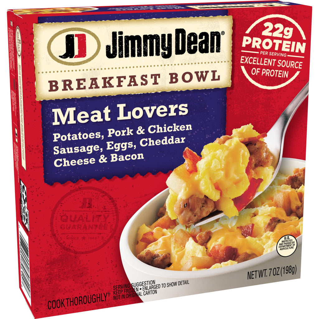 Jimmy Dean Meat Lovers Breakfast Bowl Frozen 7 Oz