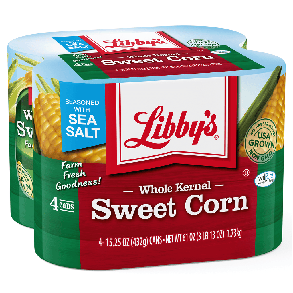 Libby's Whole Kernel Sweet Corn Canned 15.25 Oz 4 Count