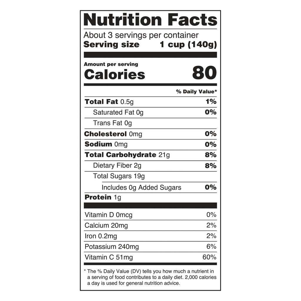 Great Value Mango Chunks Frozen 16 Oz
