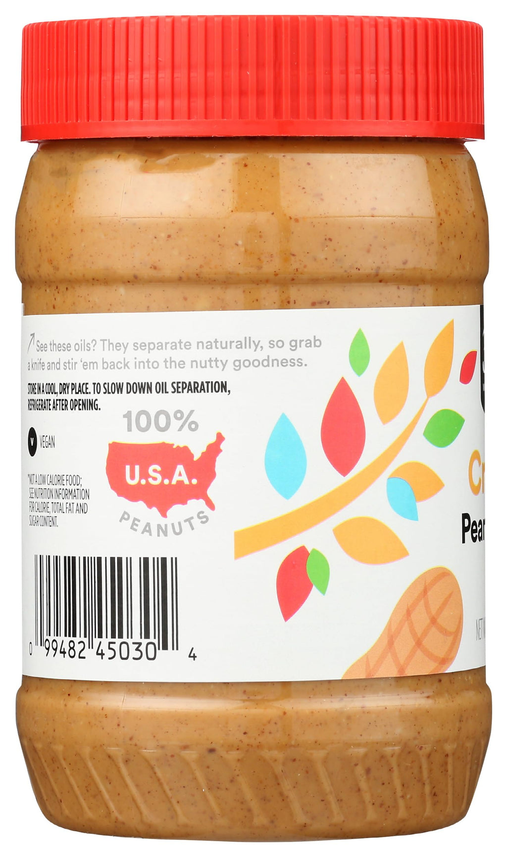 Creamy Peanut Butter 16 Oz 1 Count 365 By Whole Foods Market