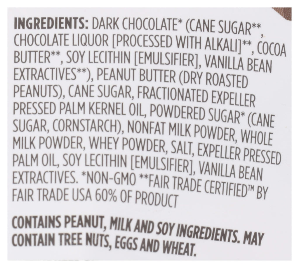 Mini Dark Chocolate Peanut Butter Cups 4.7 Oz 365 By Whole Foods Market