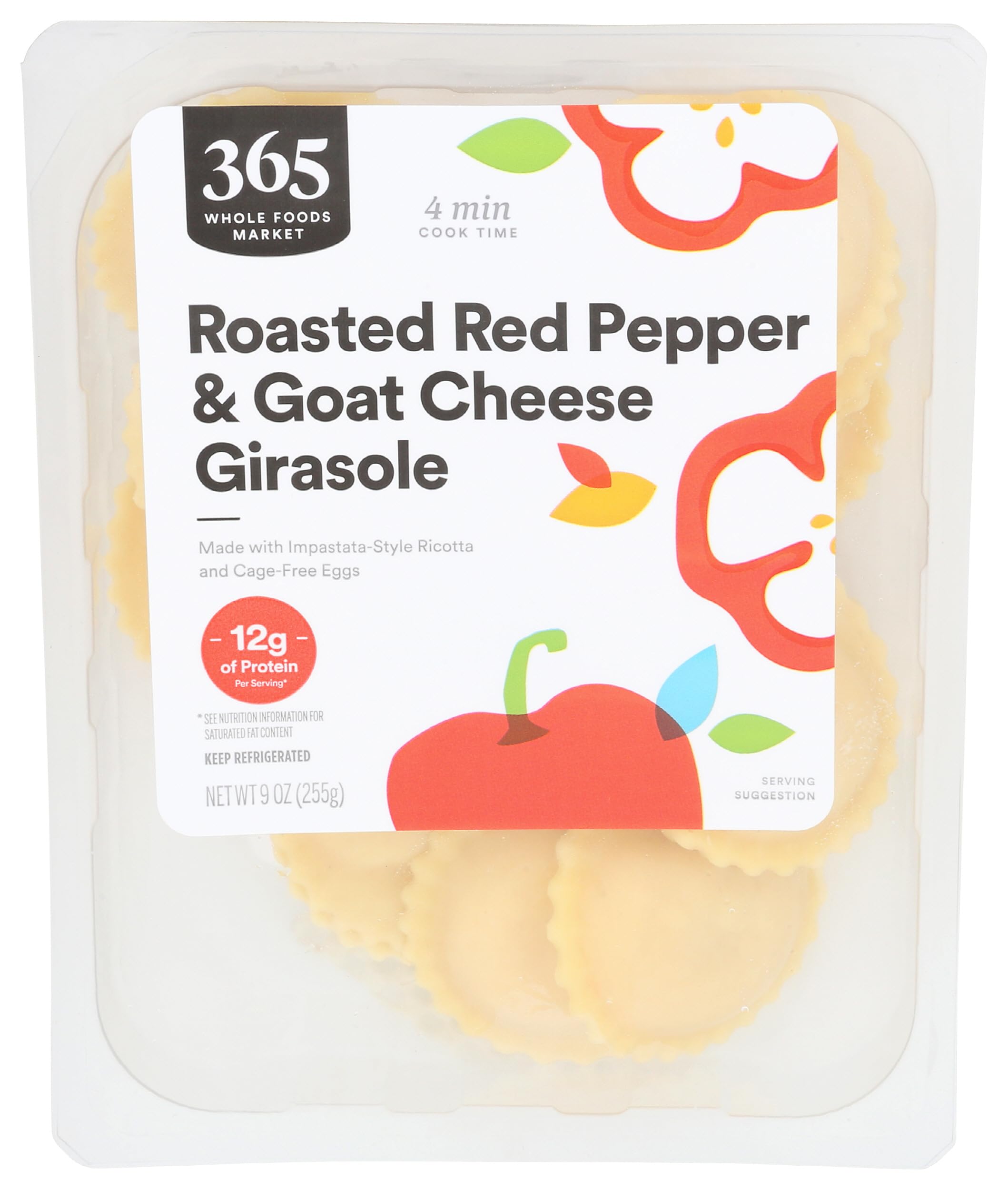 Roasted Red Pepper & Goat Cheese Girasole 9 Oz 365 By Whole Foods Market