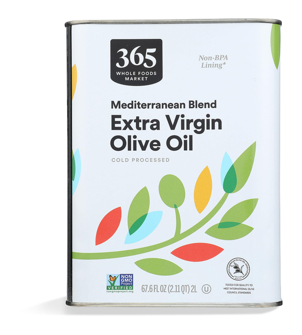 Mediterranean Blend Extra Virgin Olive Oil 67.6 Fl Oz 365 By Whole Foods Market