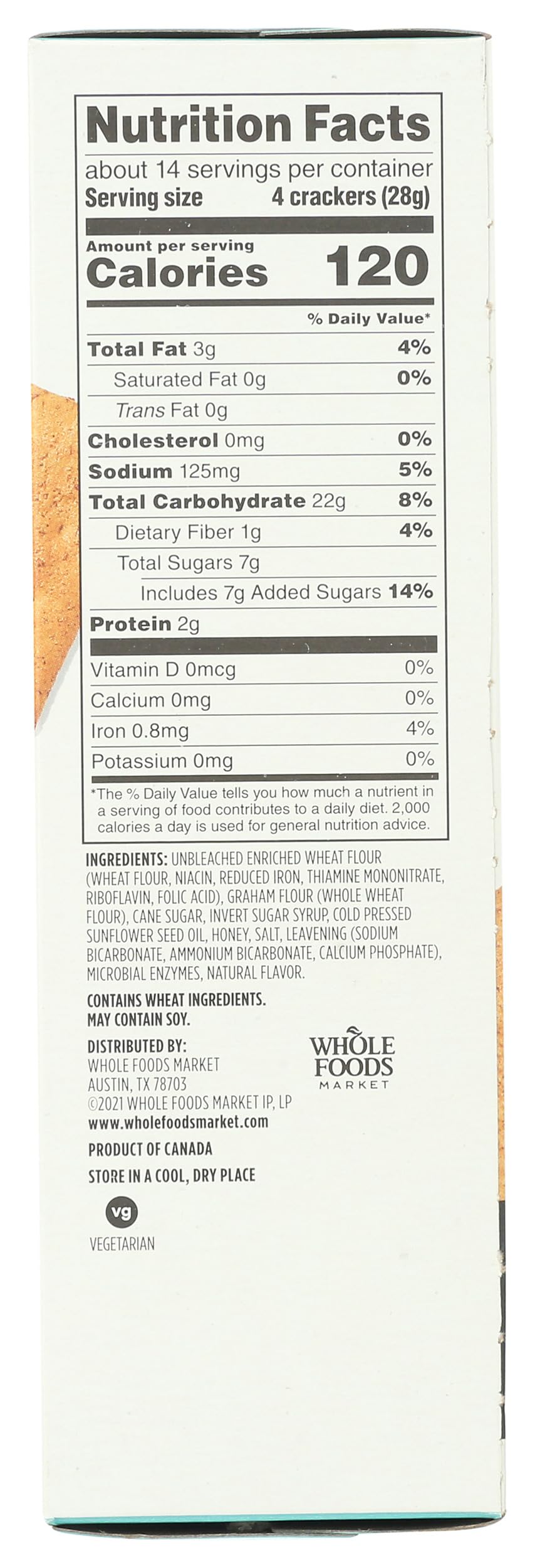 Graham Crackers 14.4 Oz 365 By Whole Foods Market