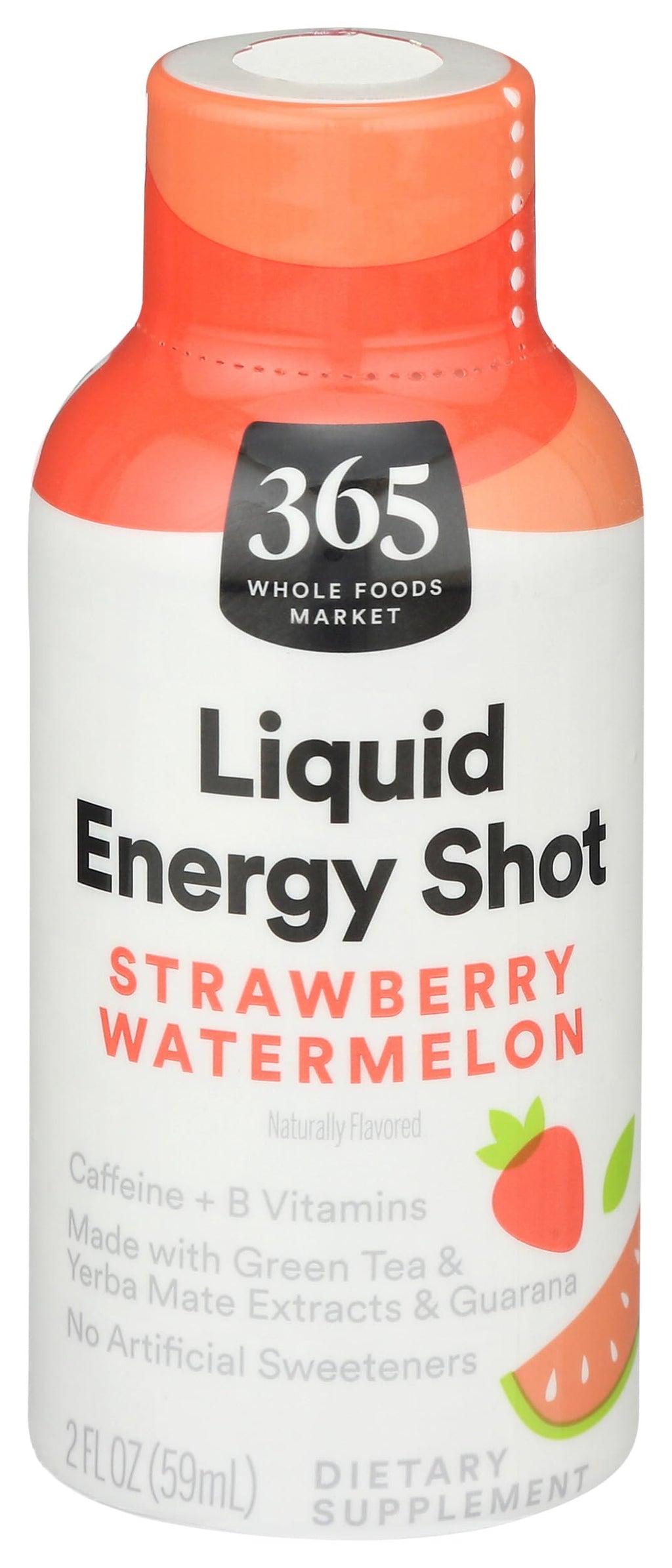 Strawberry Watermelon Energy Shot 2 Fl Oz 365 By Whole Foods Market