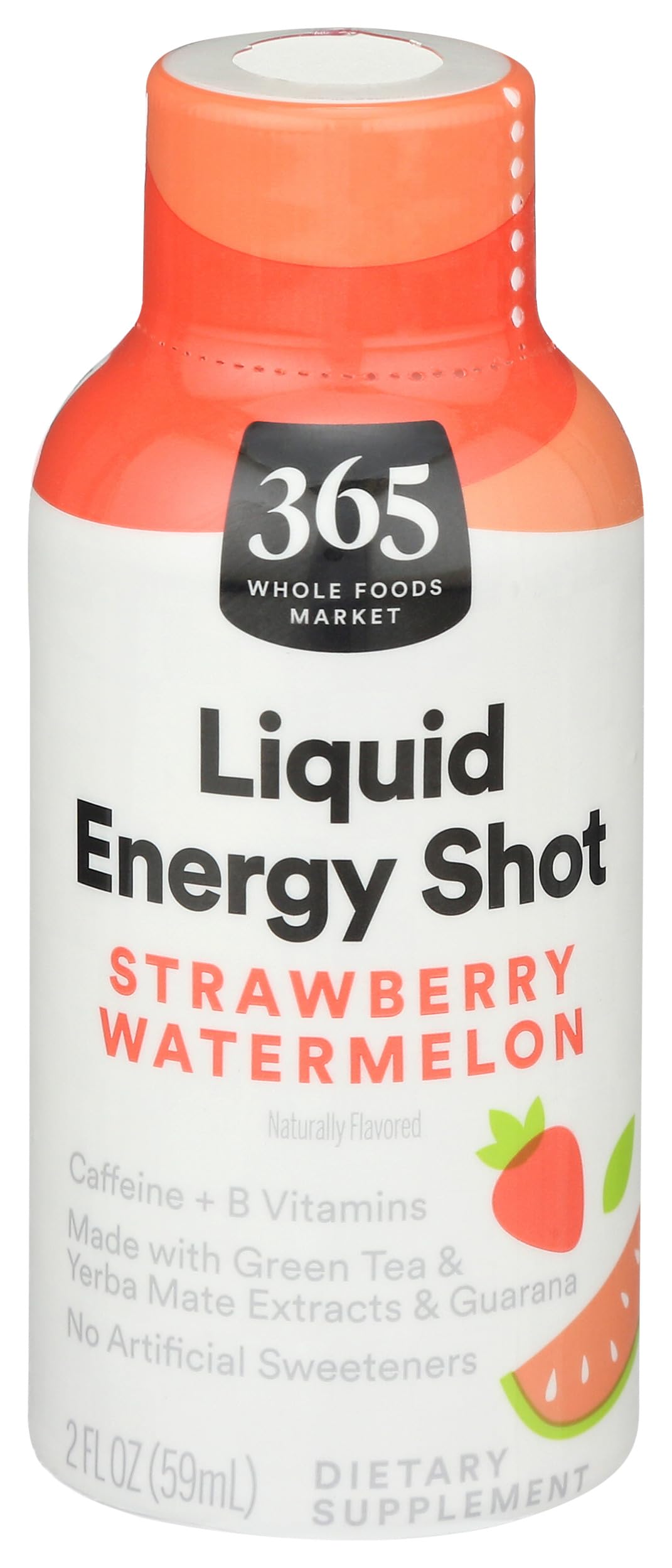Strawberry Watermelon Energy Shot 2 Fl Oz 365 By Whole Foods Market