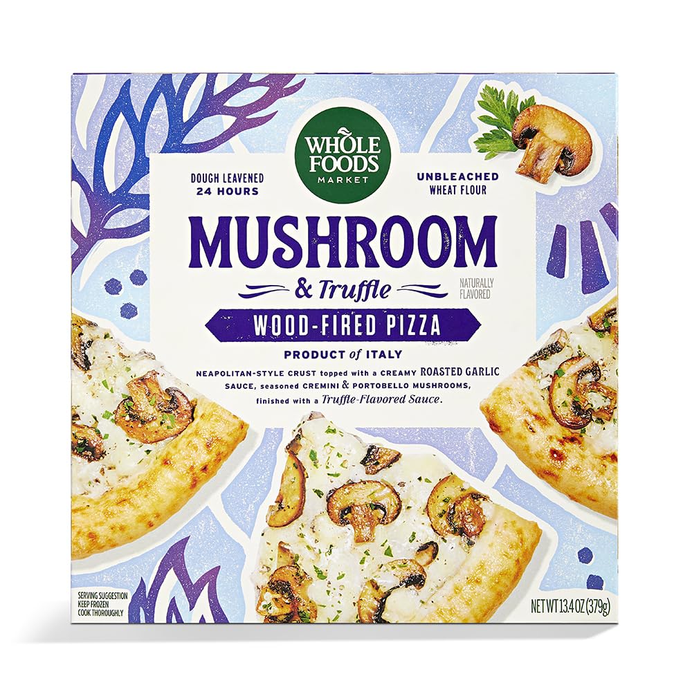 Mushroom with Truffle Sauce Pizza 13.4 Oz 365 By Whole Foods Market