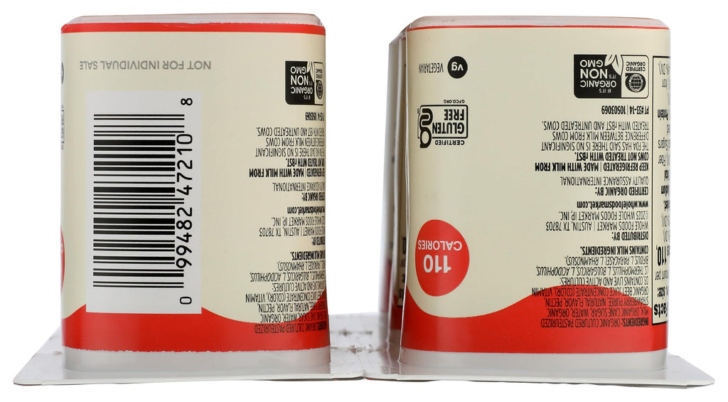 Organic Strawberry Whole Milk Yogurt 24 Oz 365 By Whole Foods Market