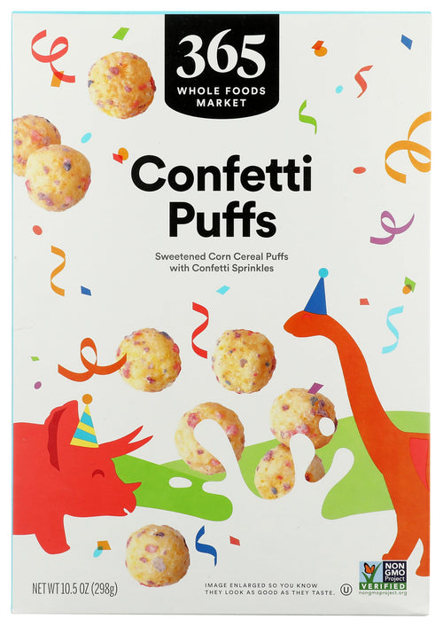 Corn Confetti Puffs Cereal 10.5 Oz 365 By Whole Foods Market