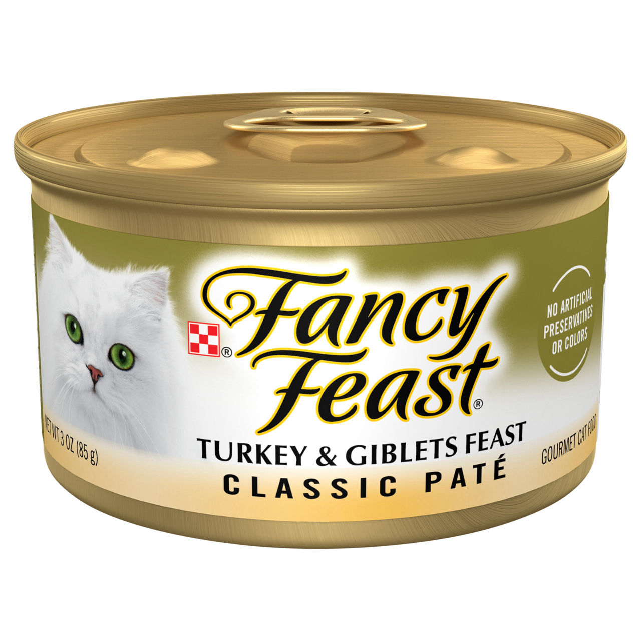 Fancy Feast Classic Pate Turkey & Giblets Feast Cat Food 3 oz