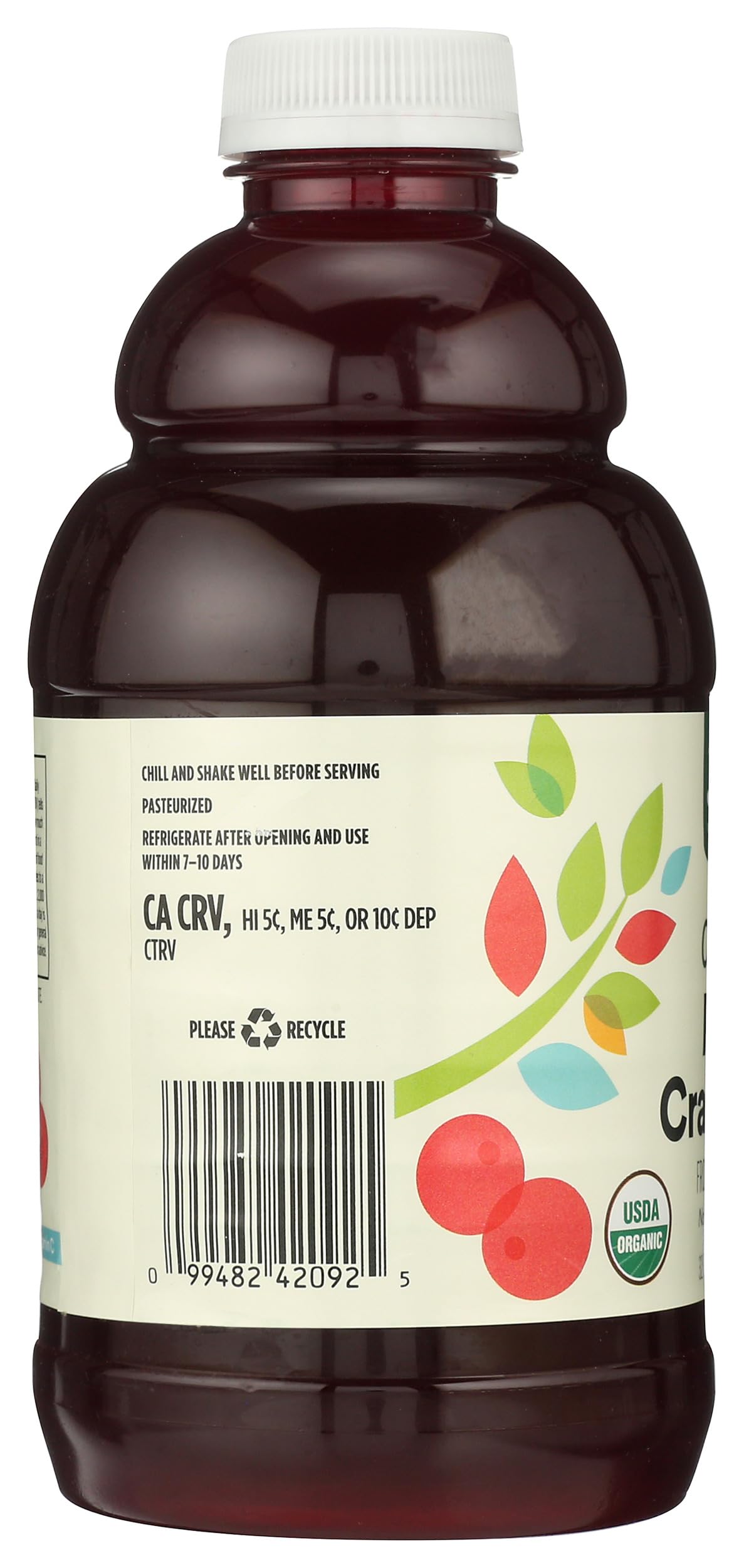 Organic Pure Cranberry Juice 32 Fl Oz 365 By Whole Foods Market