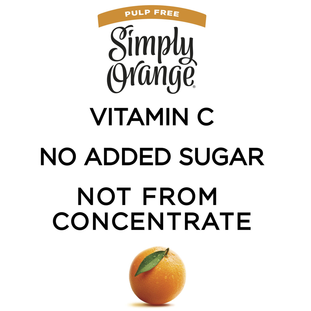 Simply Orange Pulp-Free Orange Juice 11.5 fl oz