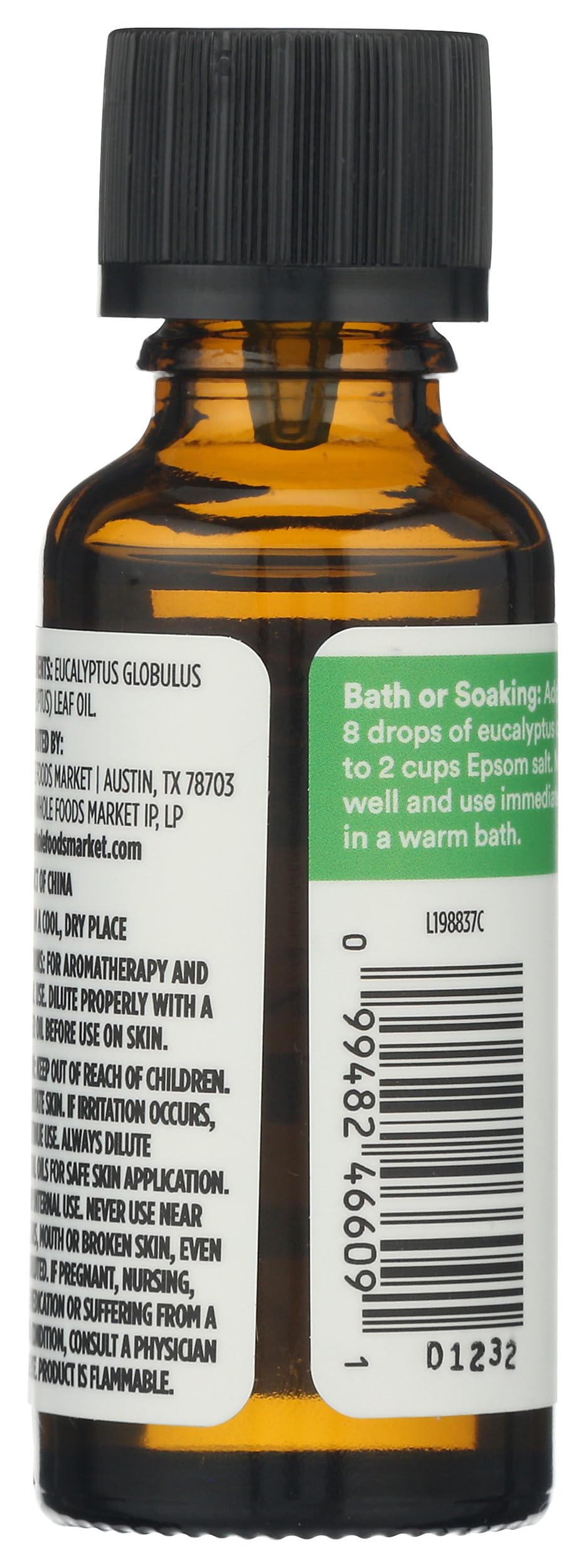 100% Essential Oil Eucalyptus 1 Oz 365 By Whole Foods Market